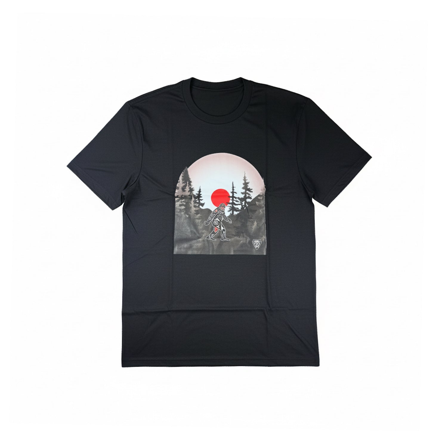 Bigfoot Red Moon T-shirt