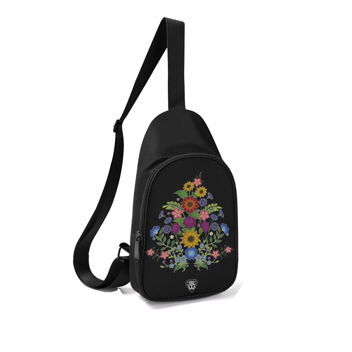 Meadow Floral Chest Sling - Black (POD)