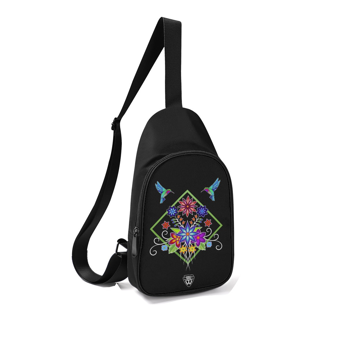 Dragonfly Summer Chest Sling - Black (POD)