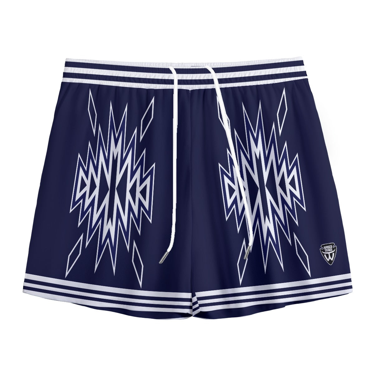 Geo Eclipse Shorts - Baby Blue