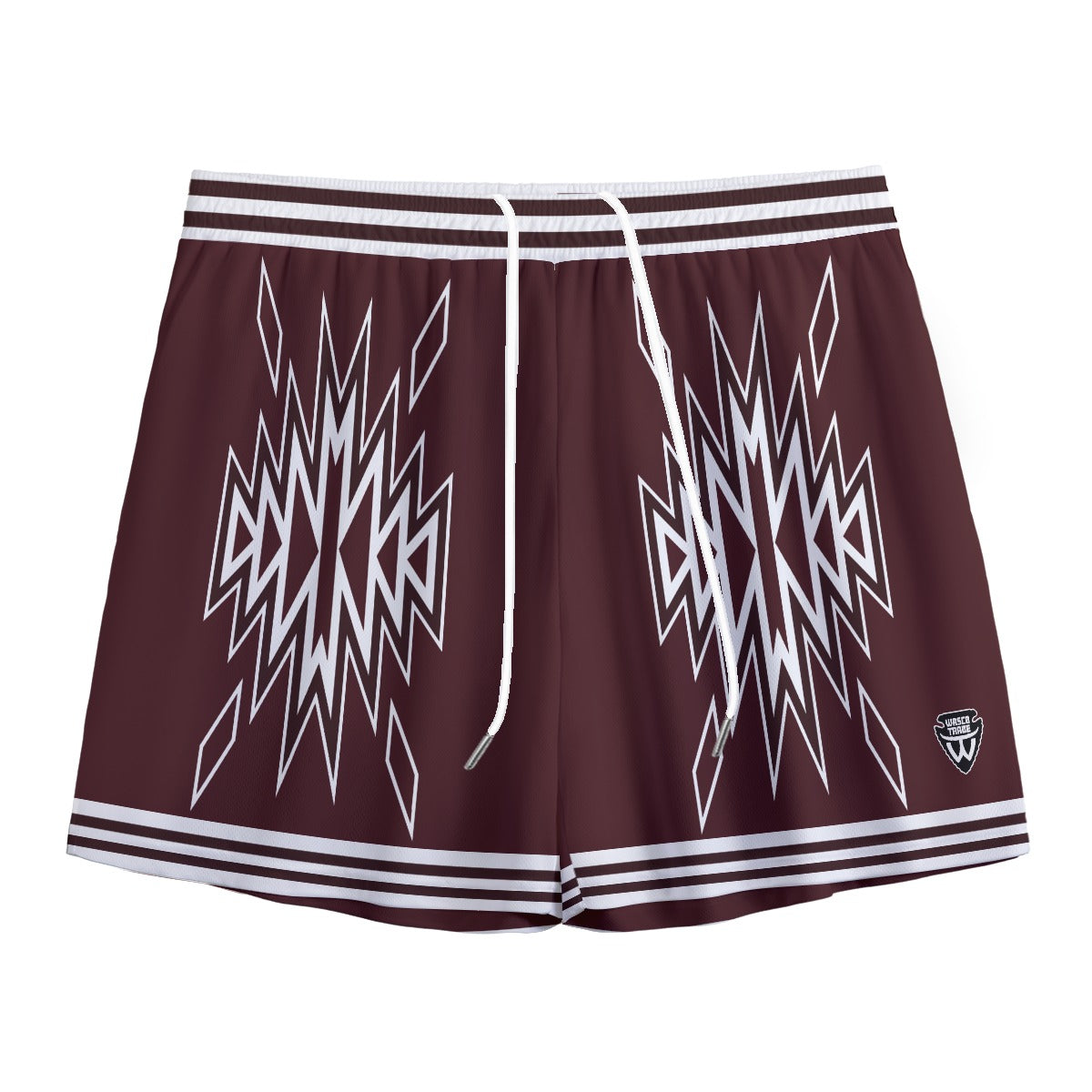 Geo Eclipse Shorts- Baby Blue
