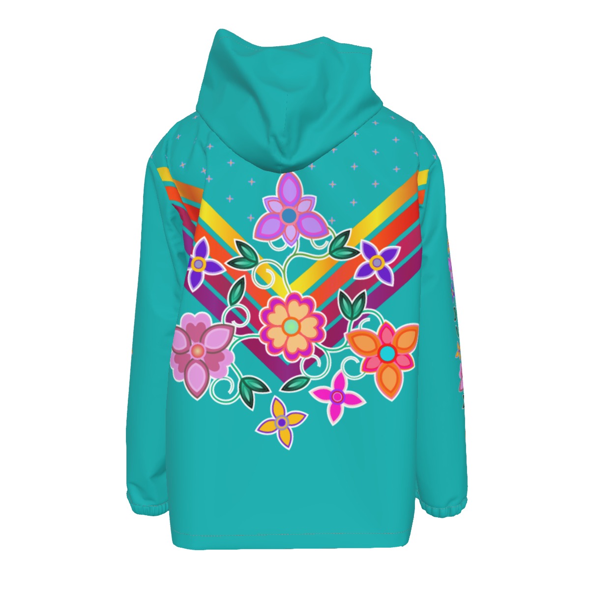 Ribbon V-Floral - Black(POD)