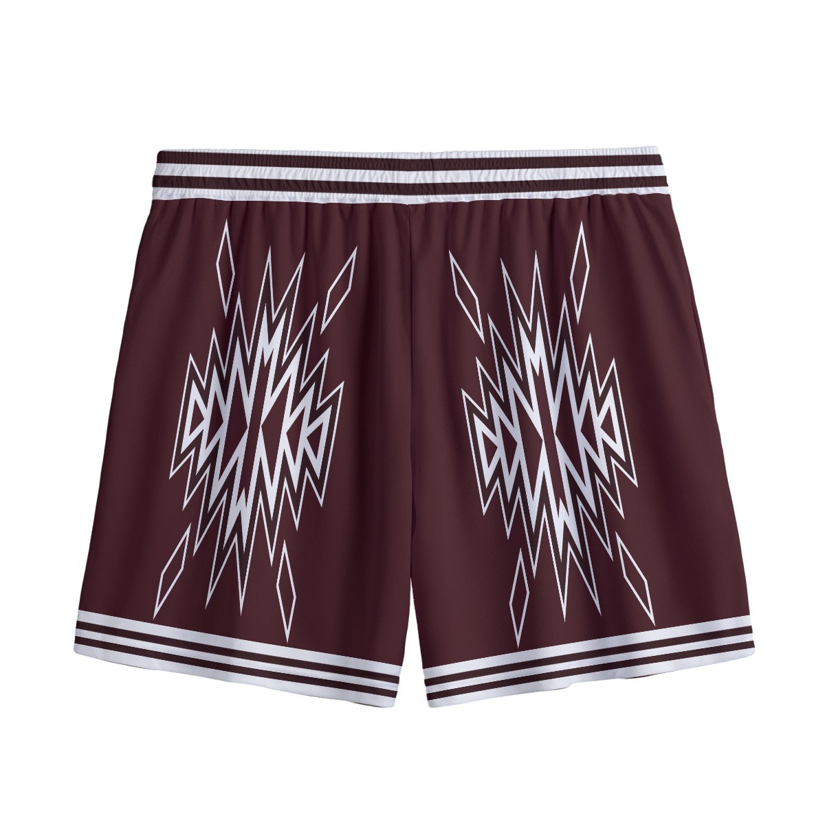Geo Eclipse Shorts- Baby Blue