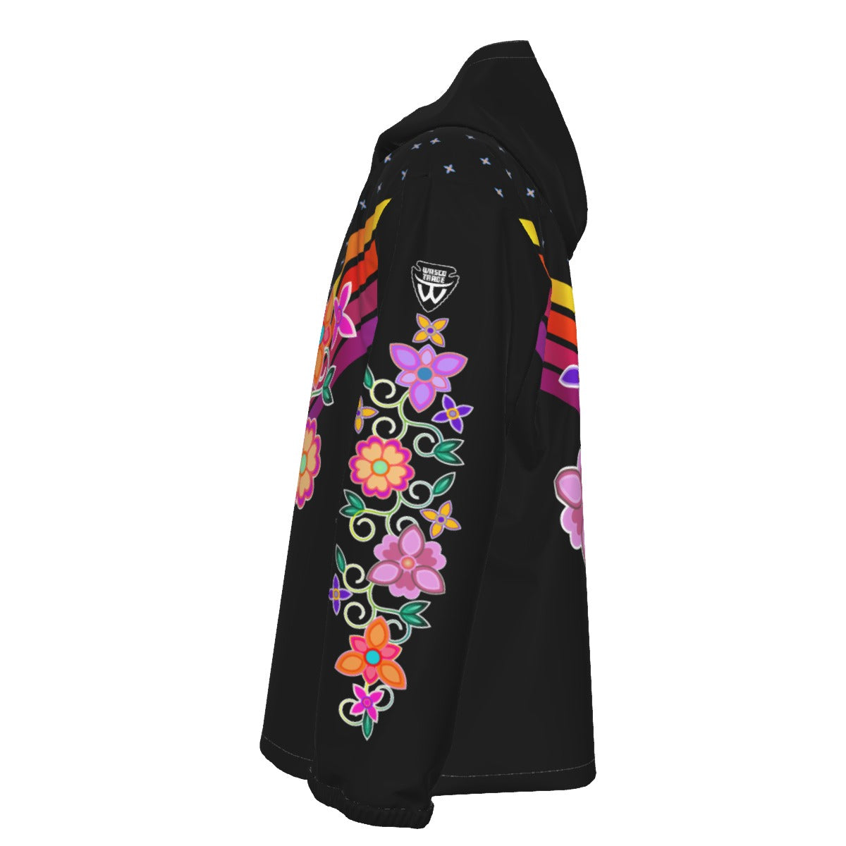 Ribbon V-Floral - Black(POD)