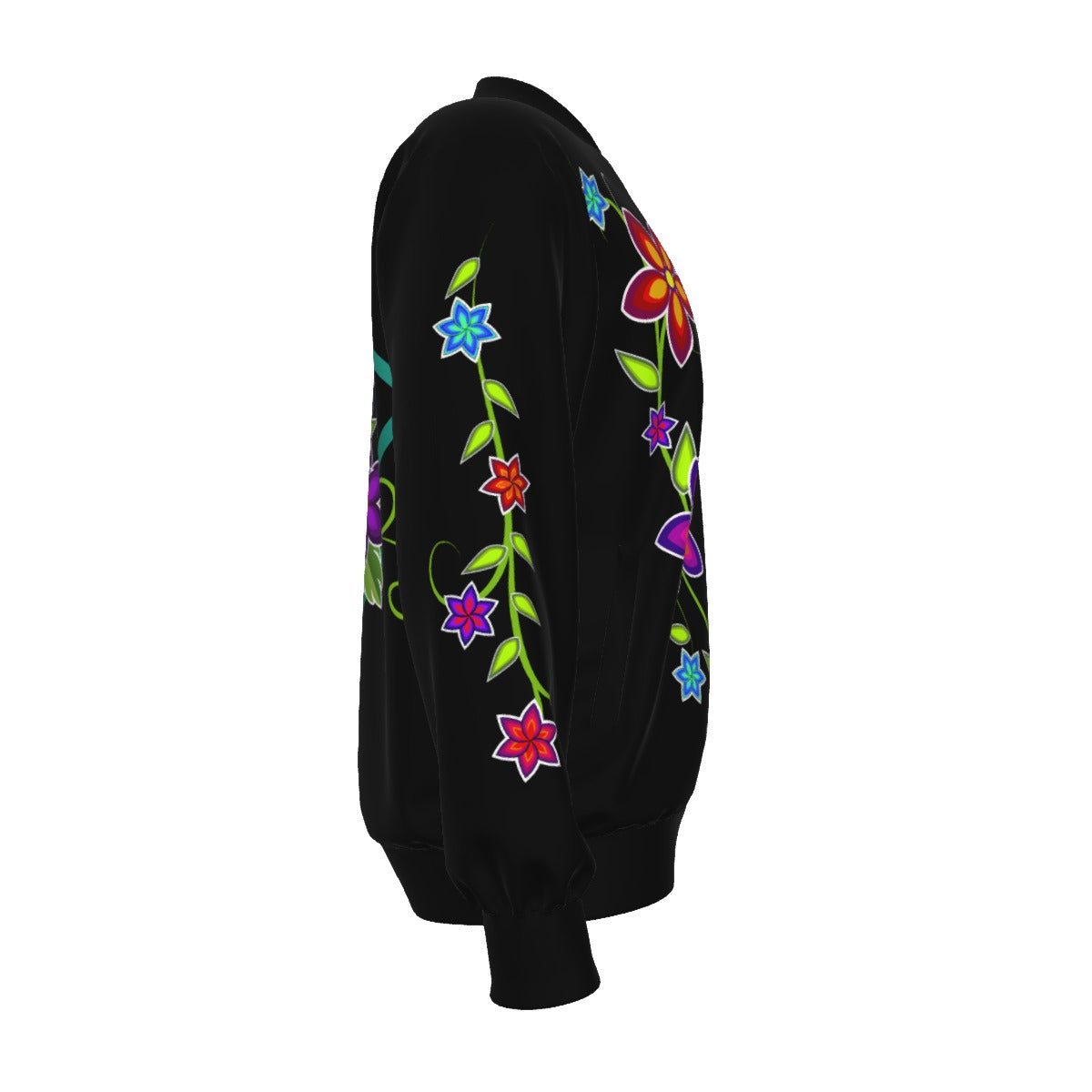 Floral Unisex Bomber Jacket