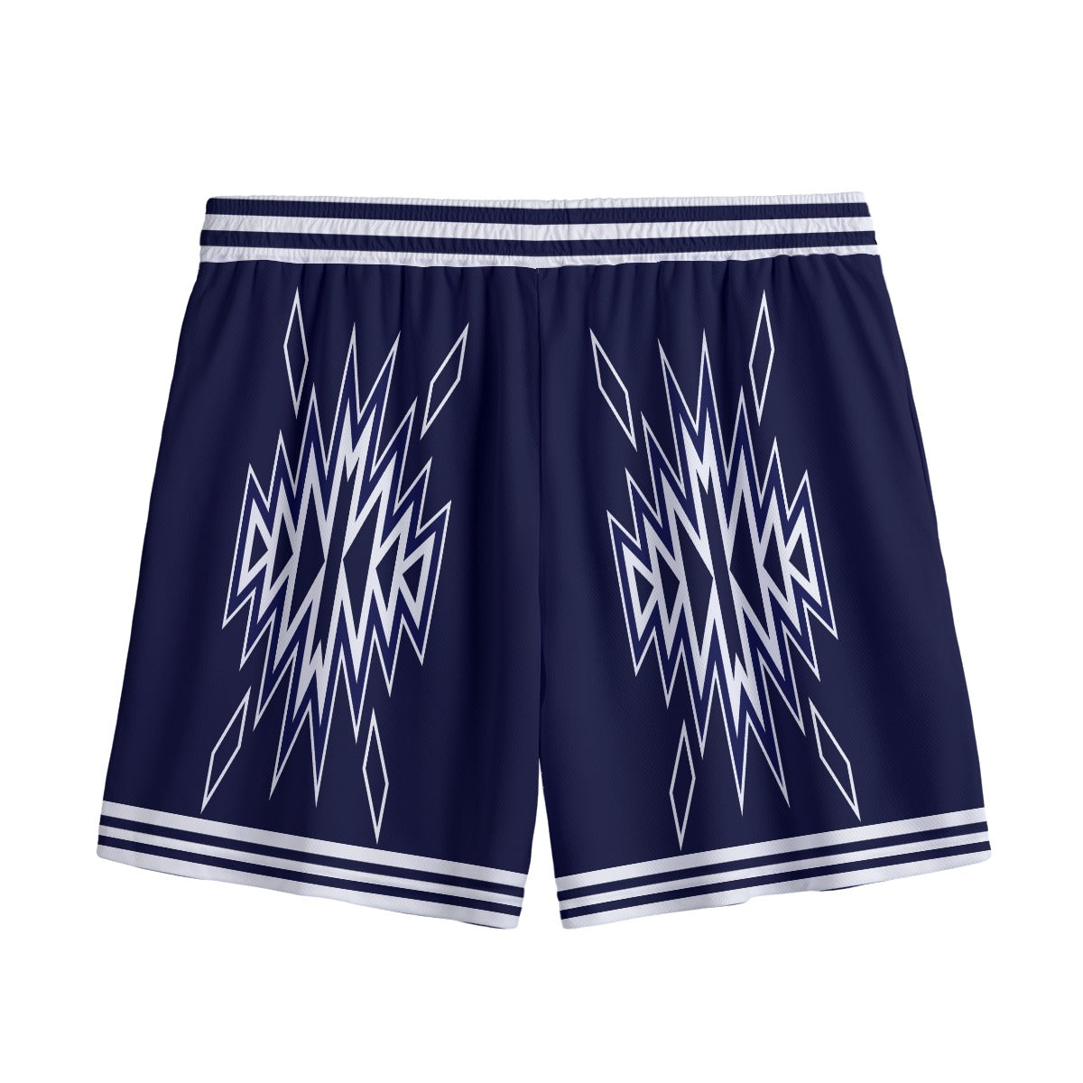 Geo Eclipse Shorts - Baby Blue
