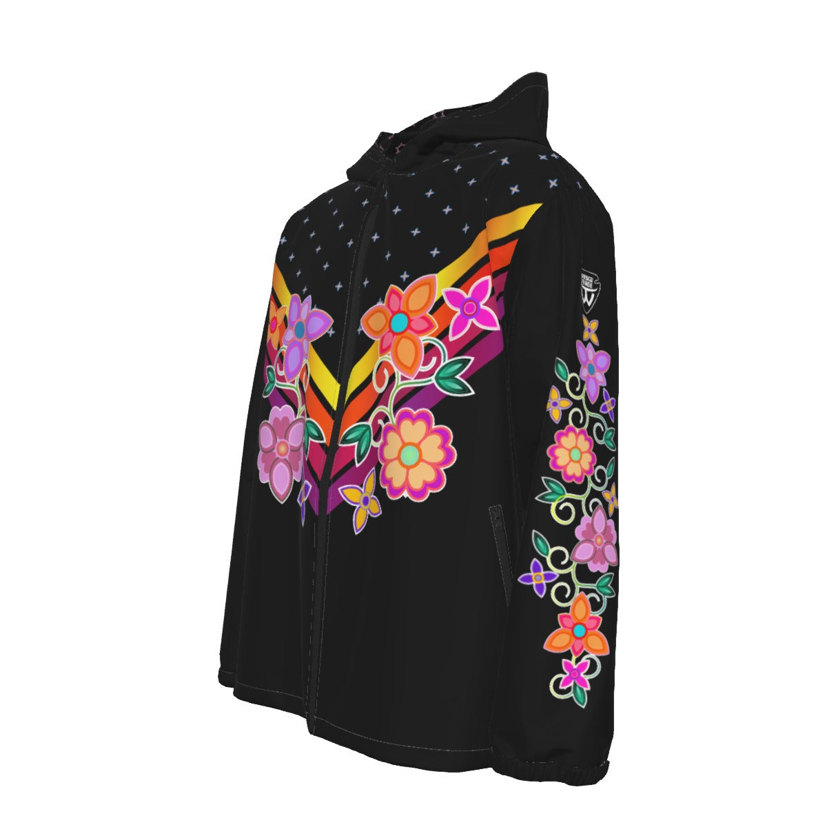 Ribbon V-Floral - Black(POD)