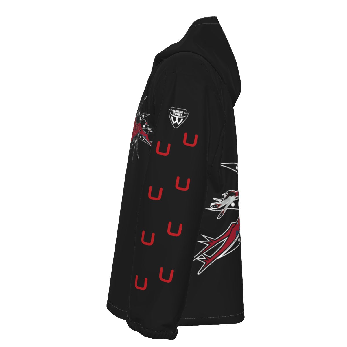 War Pony Windproof Jacket - Black (POD)