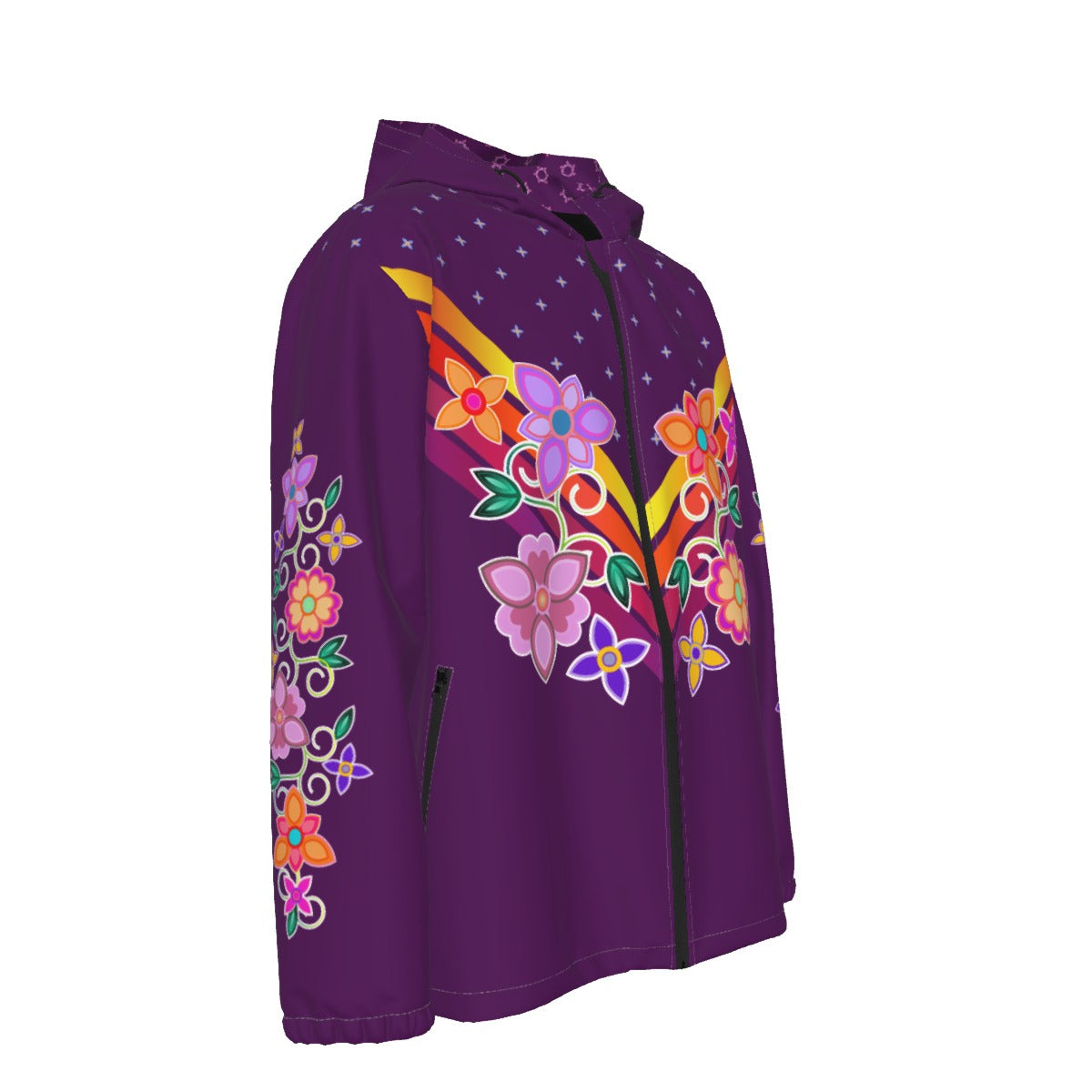 Ribbon V-Floral - Purple(POD)