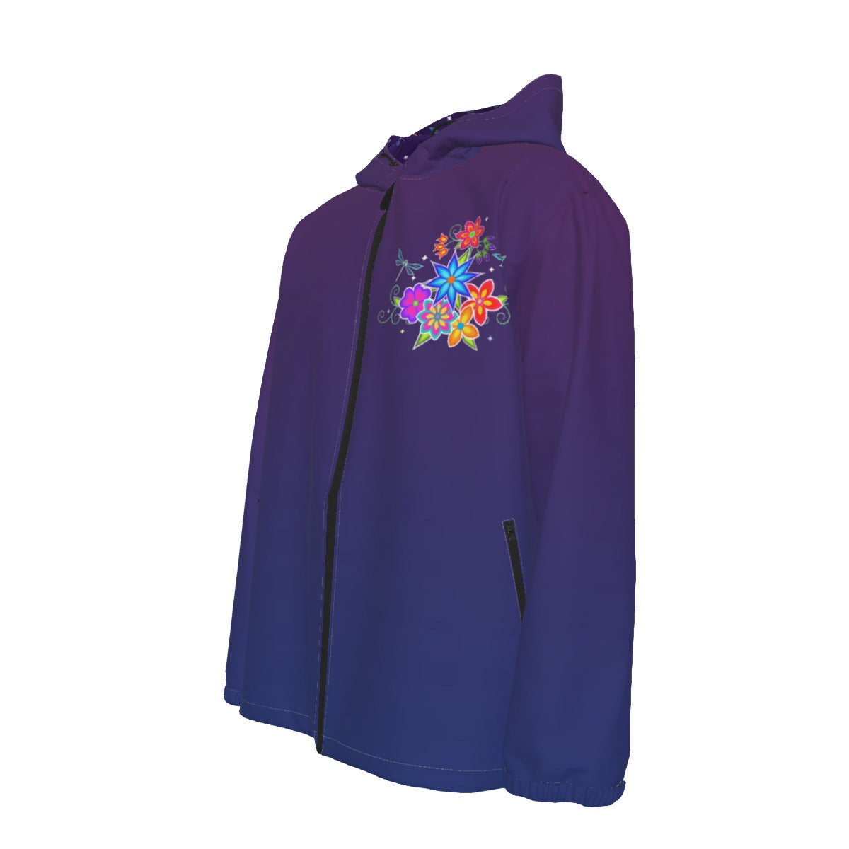 Dragonfly Summer Windproof Jacket - Black (POD)