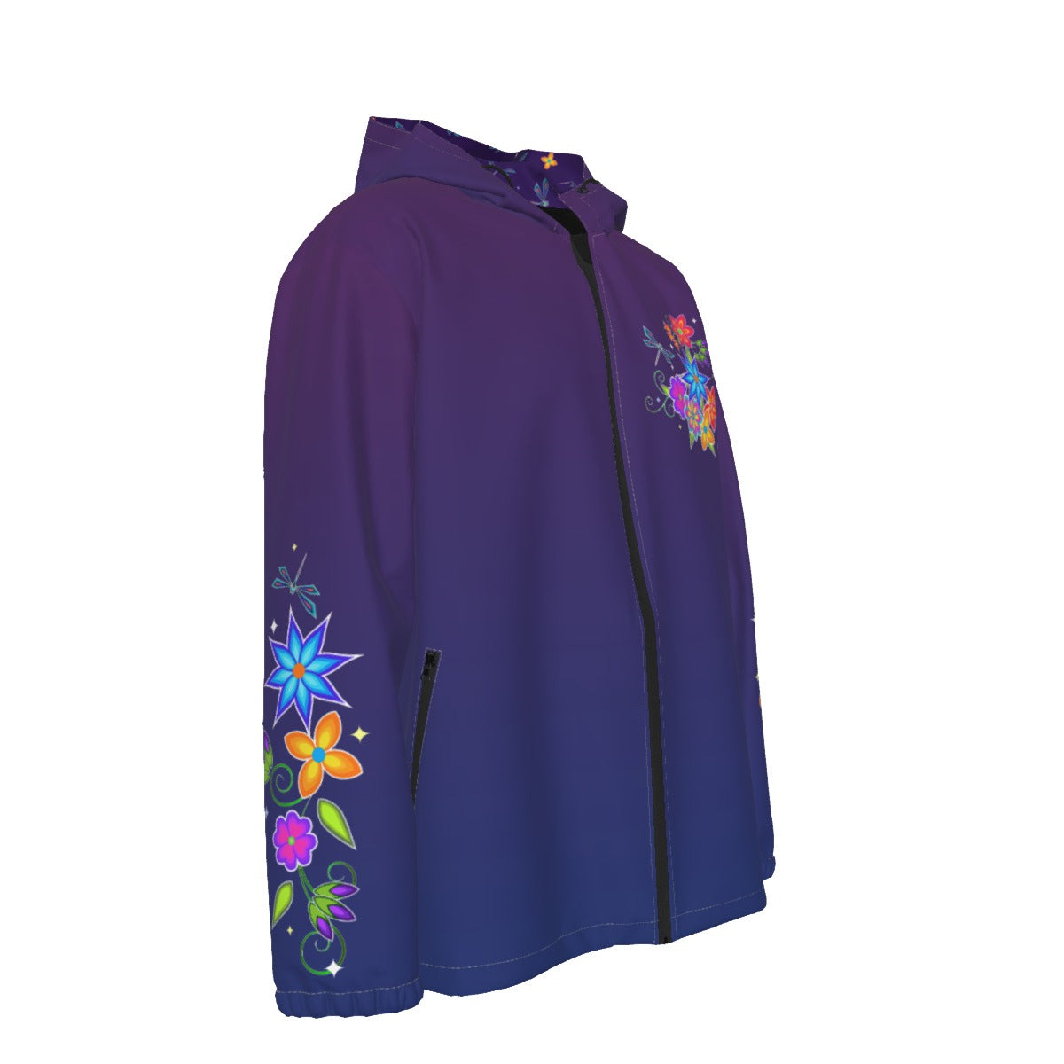 Dragonfly Summer Floral - Plum(POD)