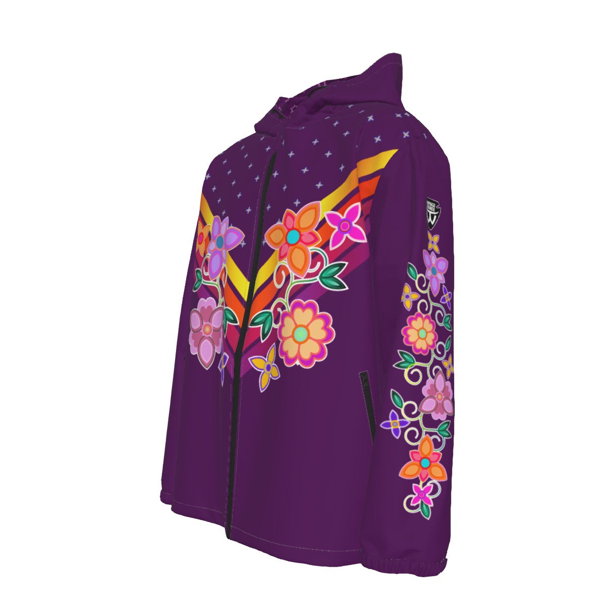Ribbon V-Floral - Purple(POD)