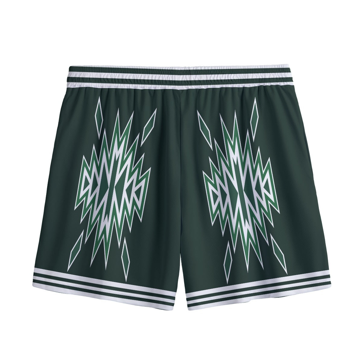 Geo Eclipse Shorts - Baby Blue