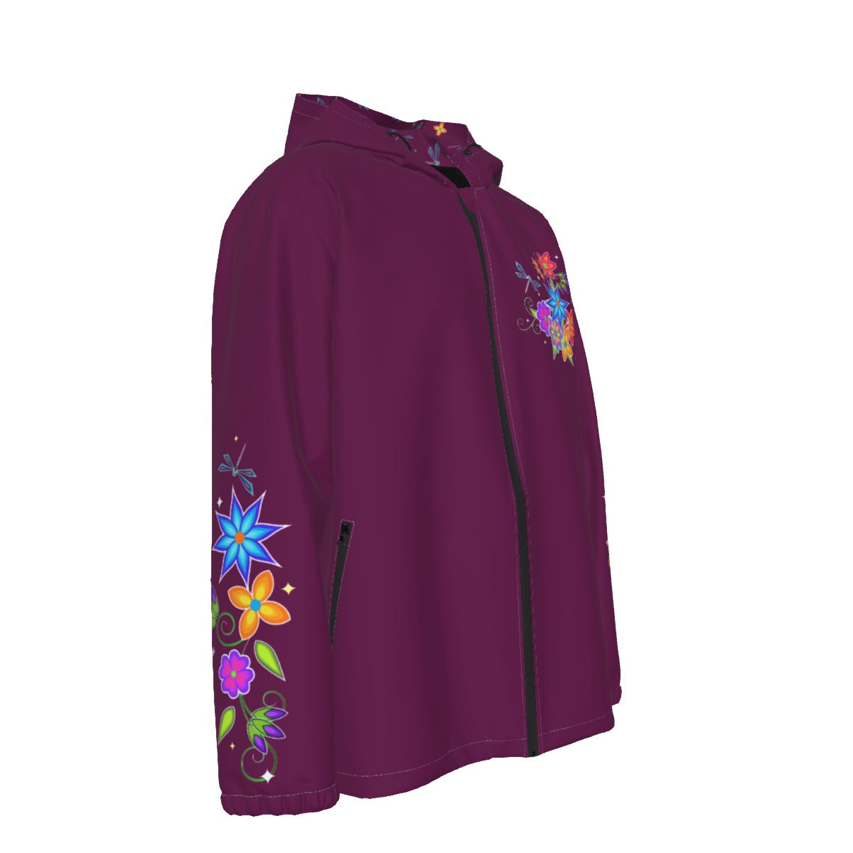 Dragonfly Summer Floral - Plum(POD)