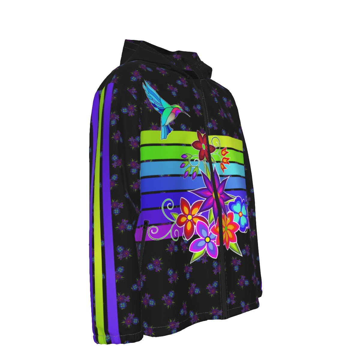 Ribbon Hummingbird Windbreaker