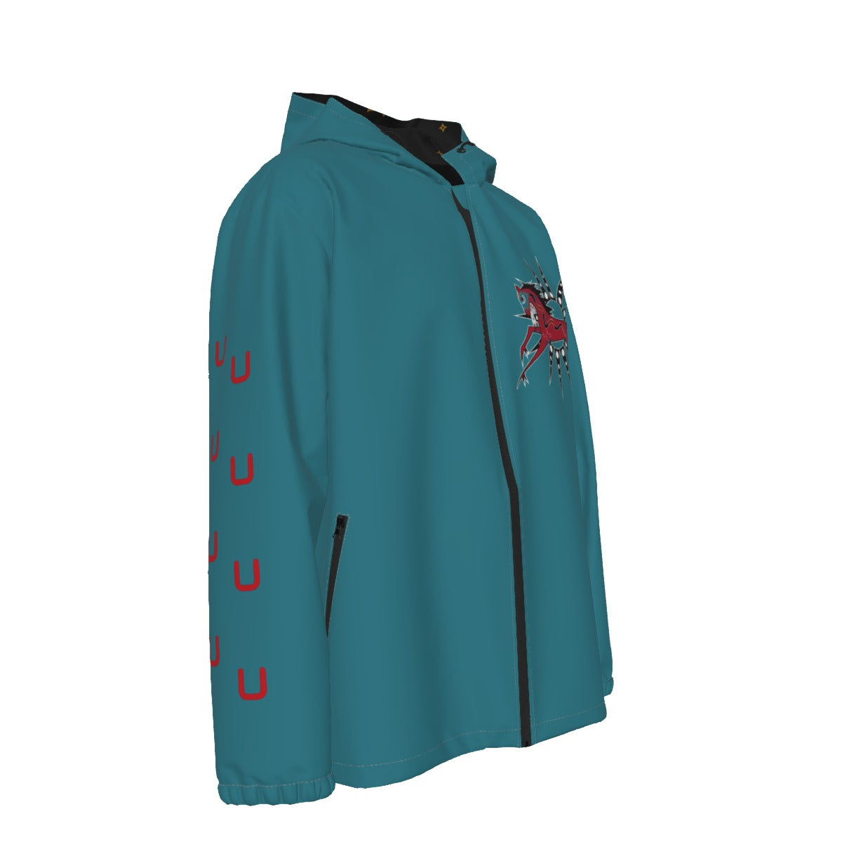 War Pony Windproof Jacket - Black (POD)