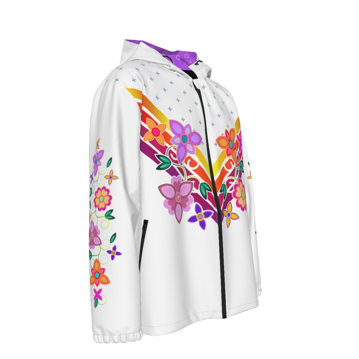 Ribbon V-Floral - Black(POD)