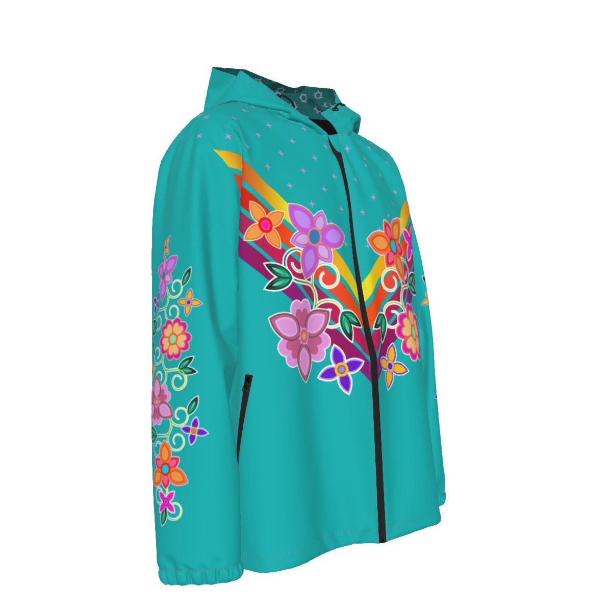 Ribbon V-Floral - Black(POD)