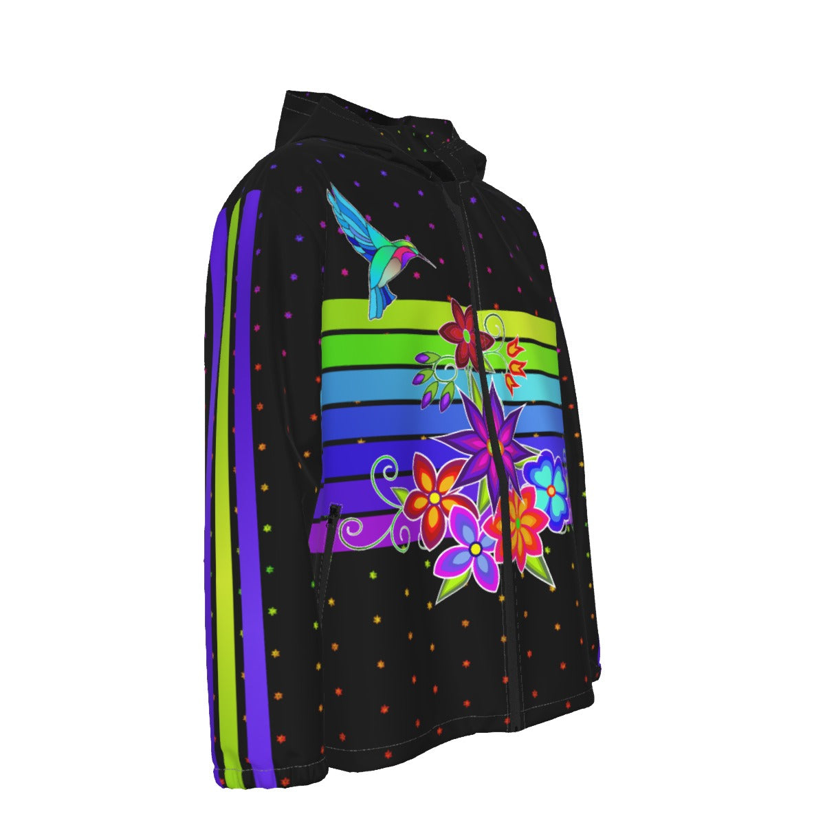Ribbon Hummingbird Windbreaker
