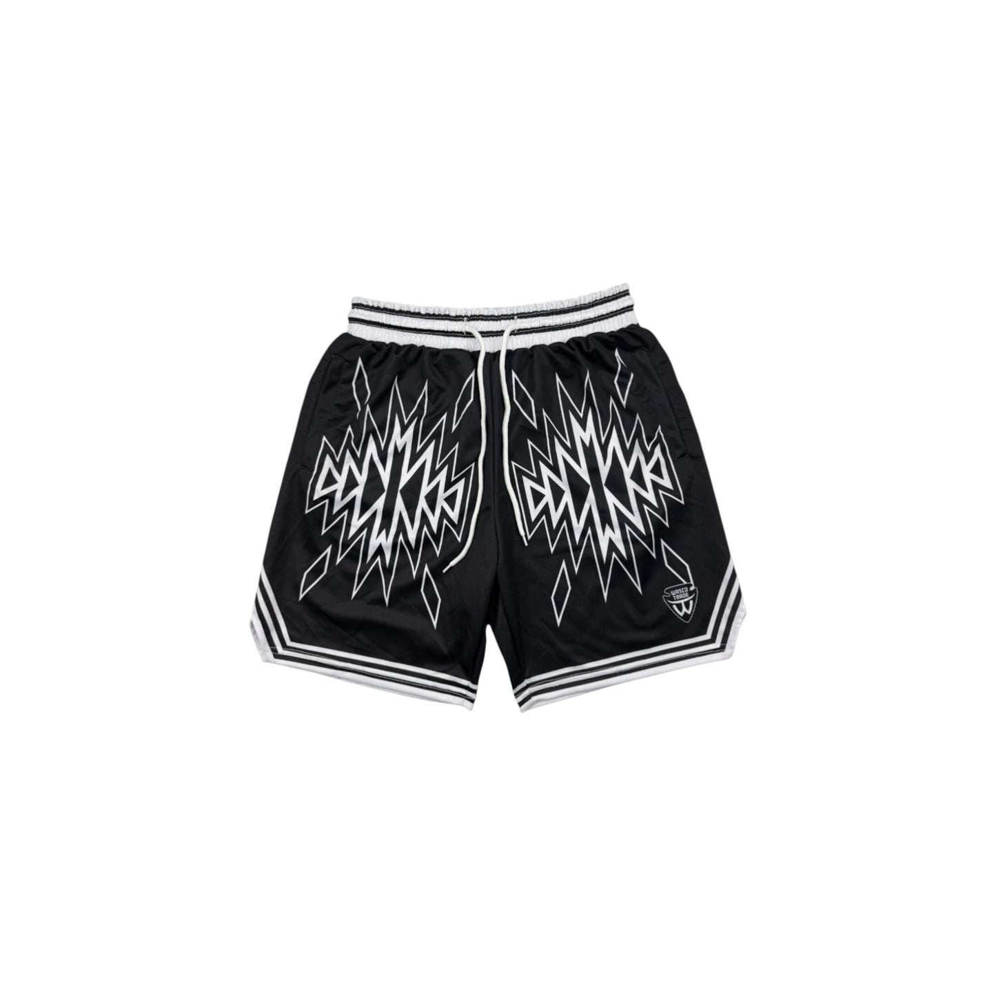 Heavy Gym Shorts- Geometric Eclipse Design by Wasco Trade (Kids)