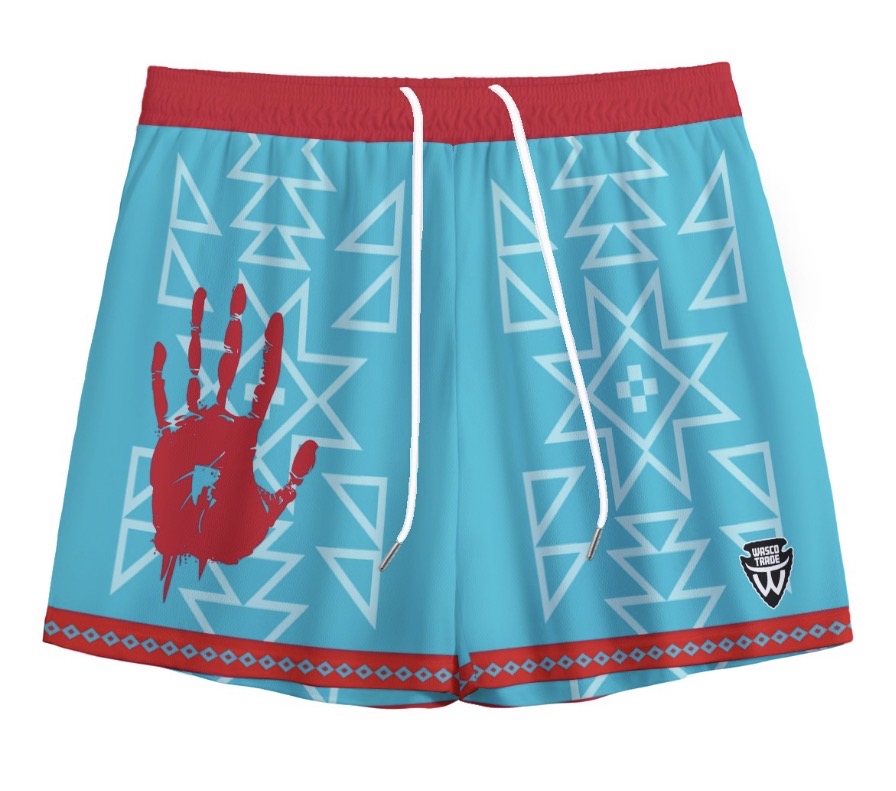 Red Hand Shorts