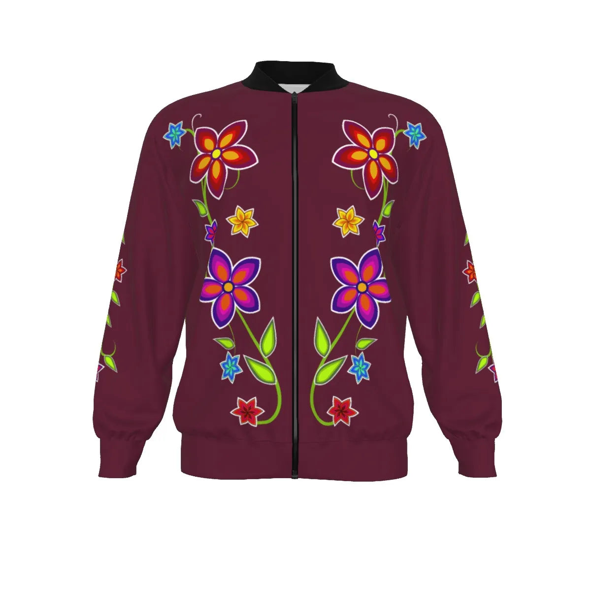 Floral Unisex Bomber Jacket