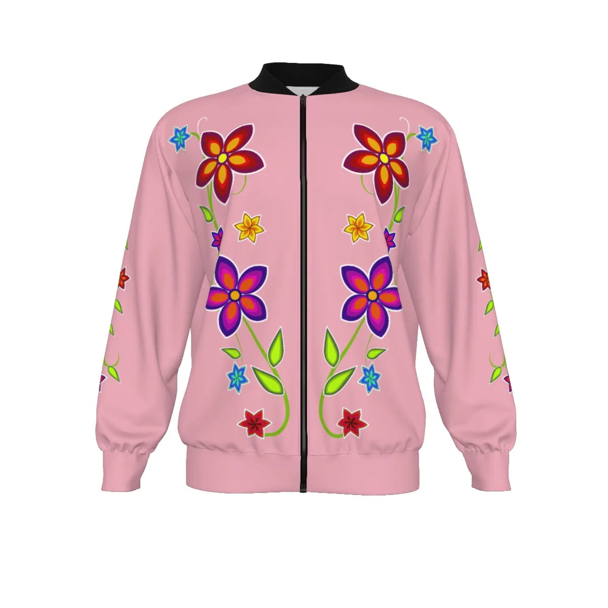 Floral Unisex Bomber Jacket