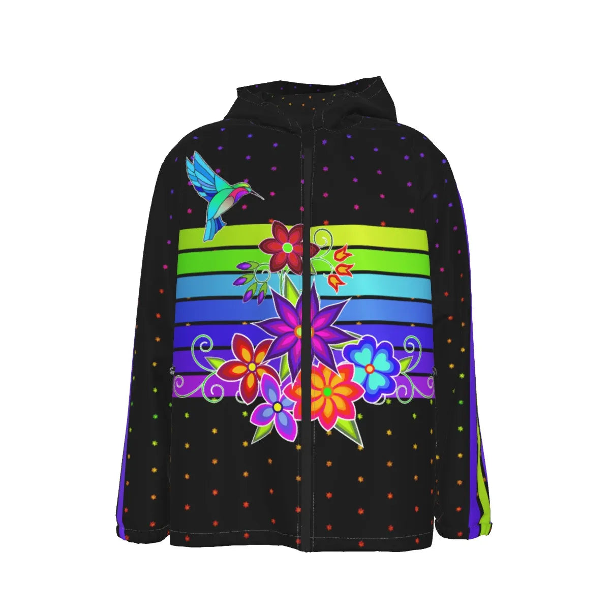 Ribbon Hummingbird Windbreaker
